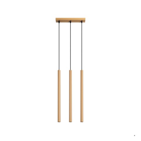 Sollux Lighting Lampa wisząca PASTELO 3L złota