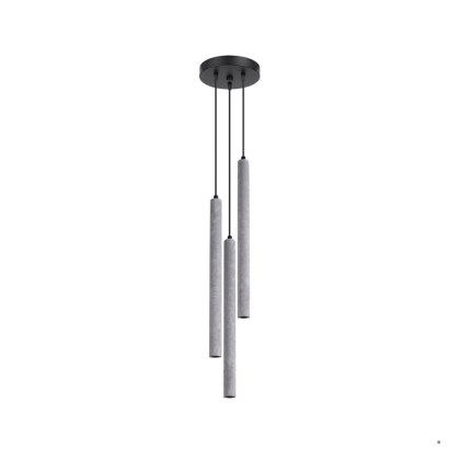 Sollux Lighting Lampa wisząca PASTELO 3P beton