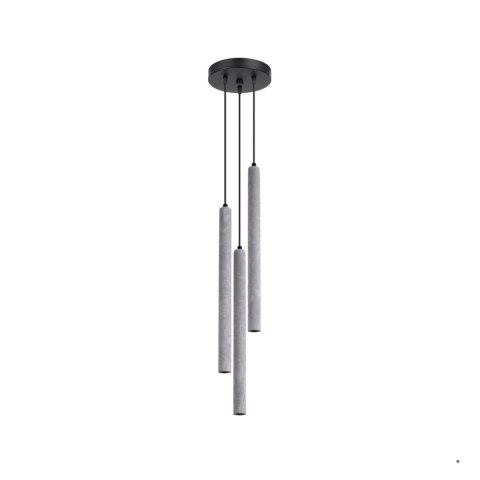Sollux Lighting Lampa wisząca PASTELO 3P beton