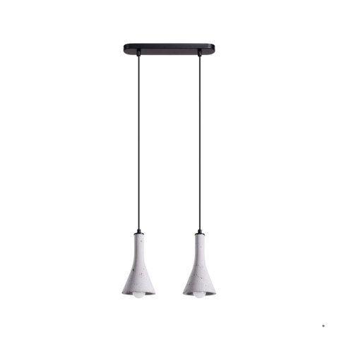 Sollux Lighting Lampa wisząca REA 2 beton