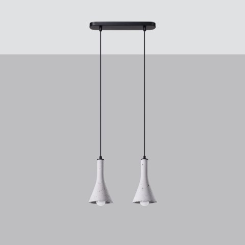 Sollux Lighting Lampa wisząca REA 2 beton