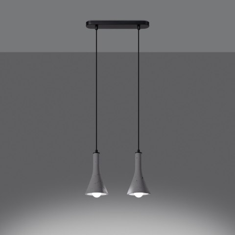 Sollux Lighting Lampa wisząca REA 2 beton