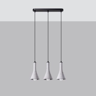 Sollux Lighting Lampa wisząca REA 3L beton