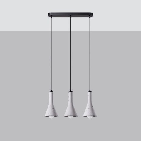 Sollux Lighting Lampa wisząca REA 3L beton