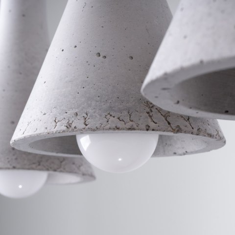 Sollux Lighting Lampa wisząca REA 3L beton