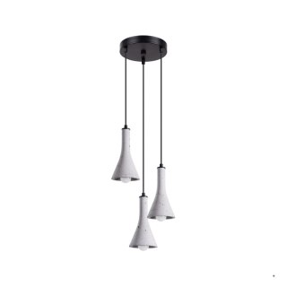 Sollux Lighting Lampa wisząca REA 3P beton