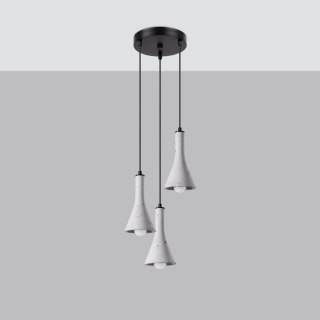 Sollux Lighting Lampa wisząca REA 3P beton