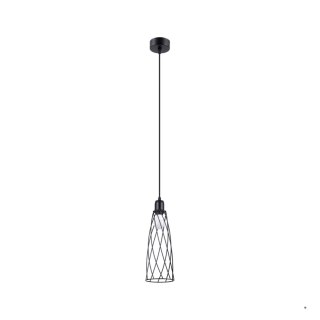 Sollux Lighting Lampa wisząca SUBA 1 czarna