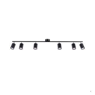 Sollux Lighting Plafon LEMMI 6L czarny