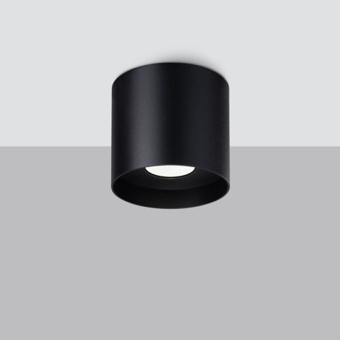Sollux Lighting Plafon MIKA czarny