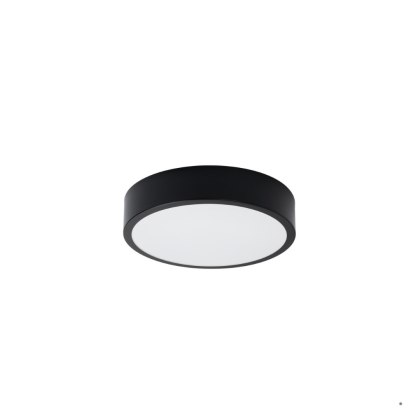 Sollux Lighting Plafon ONYX 30 czarny LED 3000K