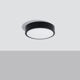 Sollux Lighting Plafon ONYX 30 czarny LED 3000K