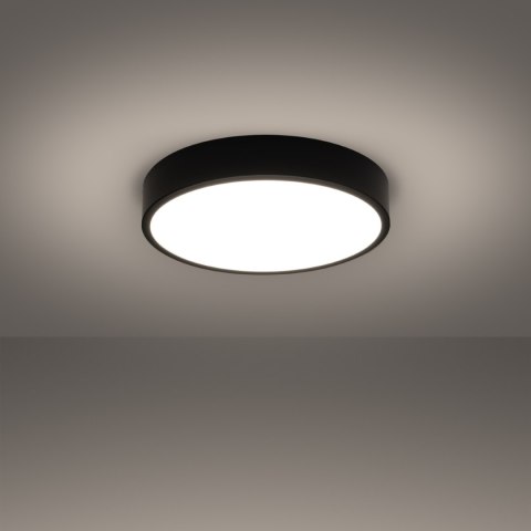 Sollux Lighting Plafon ONYX 40 czarny LED 3000K