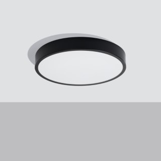 Sollux Lighting Plafon ONYX 50 czarny LED 3000K