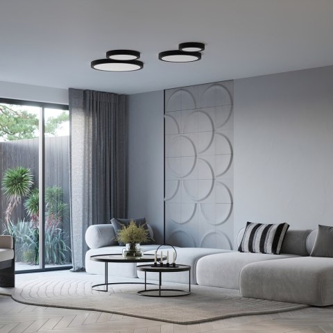 Sollux Lighting Plafon ONYX 60 biały LED 3000K