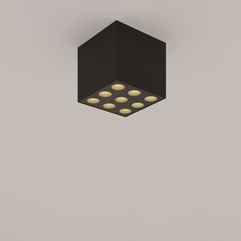 Sollux Lighting Plafon OZZY czarny LED