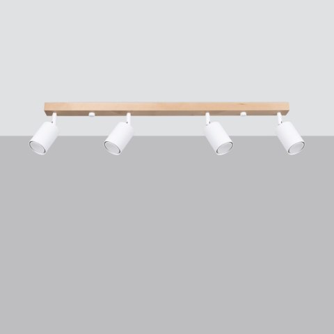 Sollux Lighting Plafon VERDO 4 biały