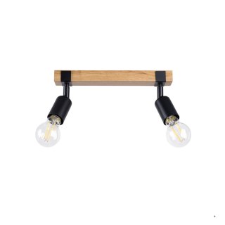 Sollux Lighting Plafon ZUCA 2 czarny
