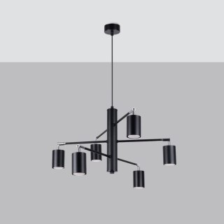 Sollux Lighting Żyrandol LEMMI 6 czarny