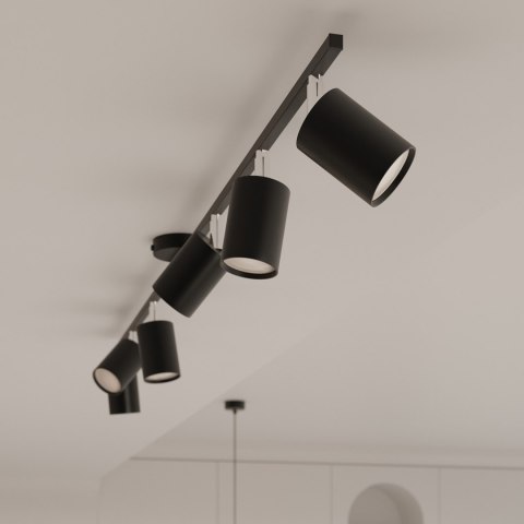 Sollux Lighting Żyrandol LEMMI 6 czarny