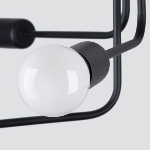 Sollux Lighting Żyrandol NORAH 6 czarny