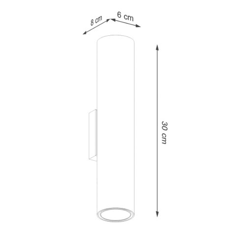 Sollux Lighting Kinkiet LAGOS 2 beżowy