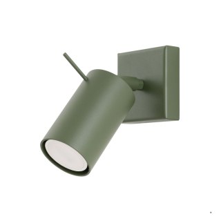 Sollux Lighting Kinkiet RING zielony oliwkowy
