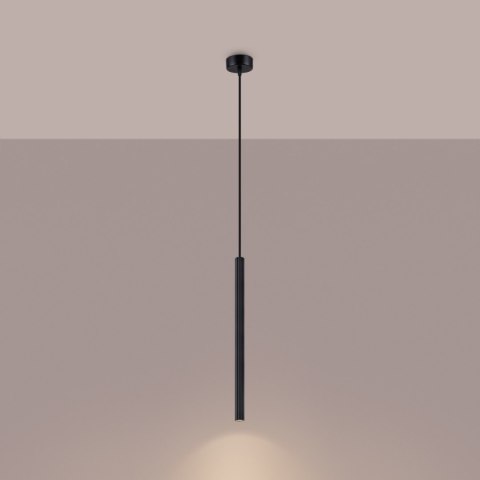 Sollux Lighting Lampa wisząca ARCHE 1 czarna