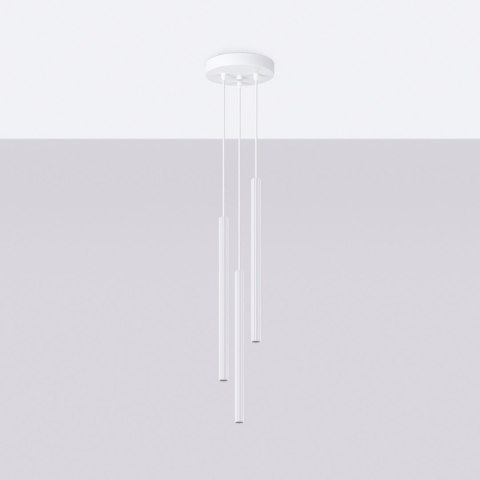 Sollux Lighting Lampa wisząca ARCHE 3P biała