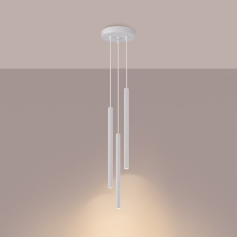 Sollux Lighting Lampa wisząca ARCHE 3P biała