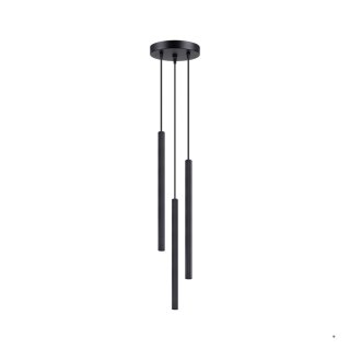 Sollux Lighting Lampa wisząca ARCHE 3P czarna