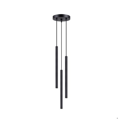 Sollux Lighting Lampa wisząca ARCHE 3P czarna