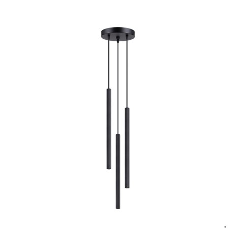 Sollux Lighting Lampa wisząca ARCHE 3P czarna