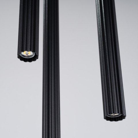 Sollux Lighting Lampa wisząca ARCHE 3P czarna