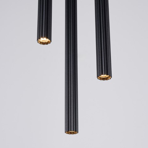 Sollux Lighting Lampa wisząca ARCHE 3P czarna