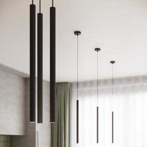 Sollux Lighting Lampa wisząca ARCHE 3P czarna