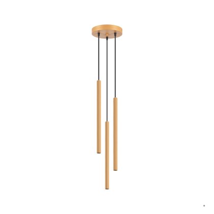 Sollux Lighting Lampa wisząca ARCHE 3P złota