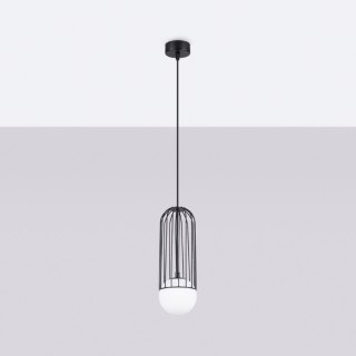 Sollux Lighting Lampa wisząca BRINA 1 czarna