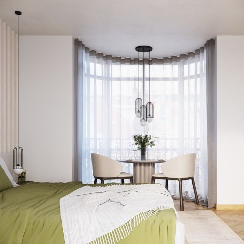 Sollux Lighting Lampa wisząca BRINA 1 czarna
