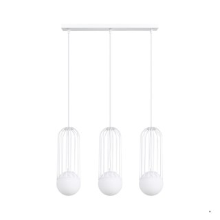 Sollux Lighting Lampa wisząca BRINA 3L biała