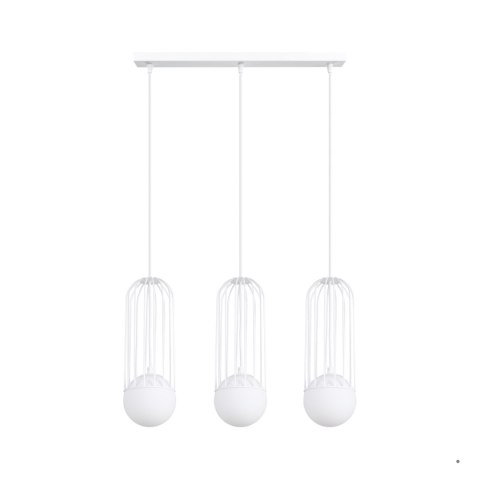 Sollux Lighting Lampa wisząca BRINA 3L biała