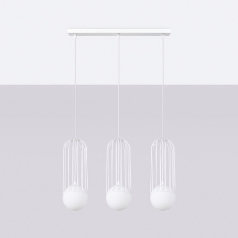 Sollux Lighting Lampa wisząca BRINA 3L biała