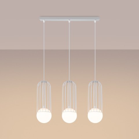 Sollux Lighting Lampa wisząca BRINA 3L biała