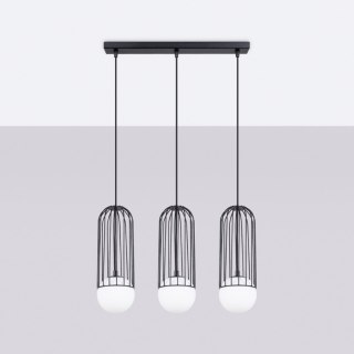 Sollux Lighting Lampa wisząca BRINA 3L czarna