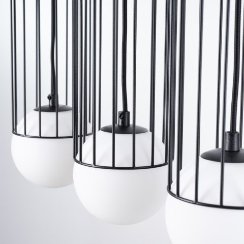 Sollux Lighting Lampa wisząca BRINA 3L czarna