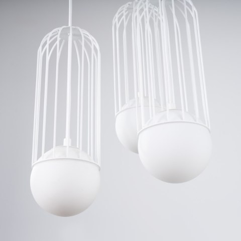 Sollux Lighting Lampa wisząca BRINA 3P biała