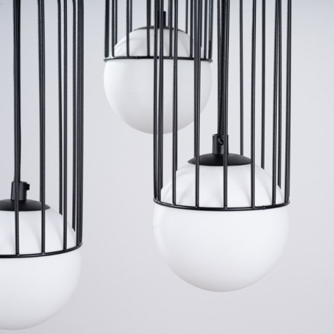 Sollux Lighting Lampa wisząca BRINA 3P czarna