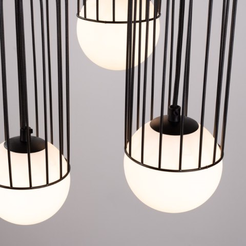 Sollux Lighting Lampa wisząca BRINA 3P czarna