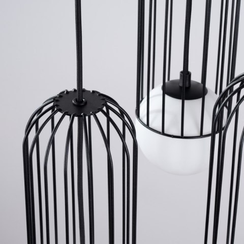 Sollux Lighting Lampa wisząca BRINA 3P czarna
