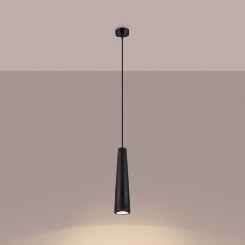 Sollux Lighting Lampa wisząca ELECTRA czarna beton